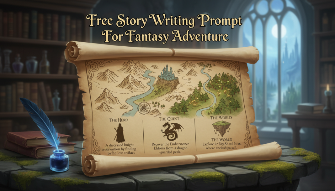 Free Story Writing Prompt For Fantasy Adventure