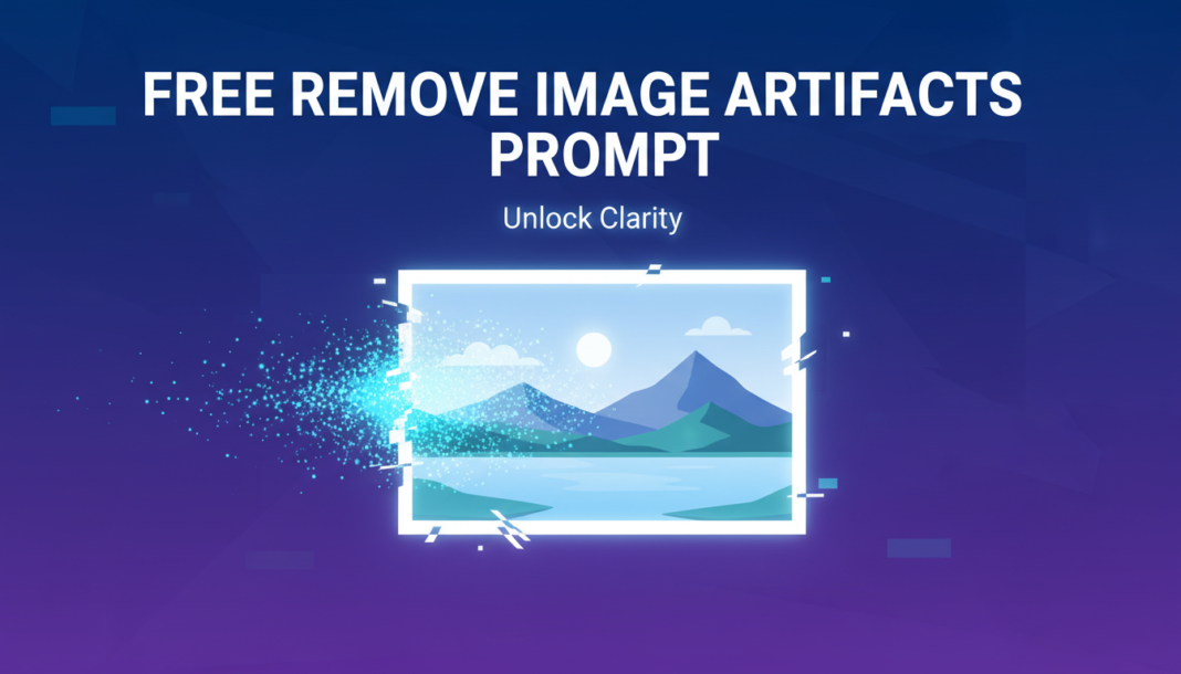 Free Remove Image Artifacts Prompt