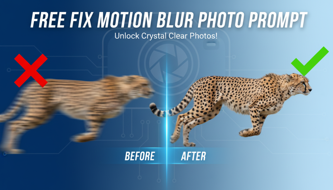 Free Fix Motion Blur Photo Prompt