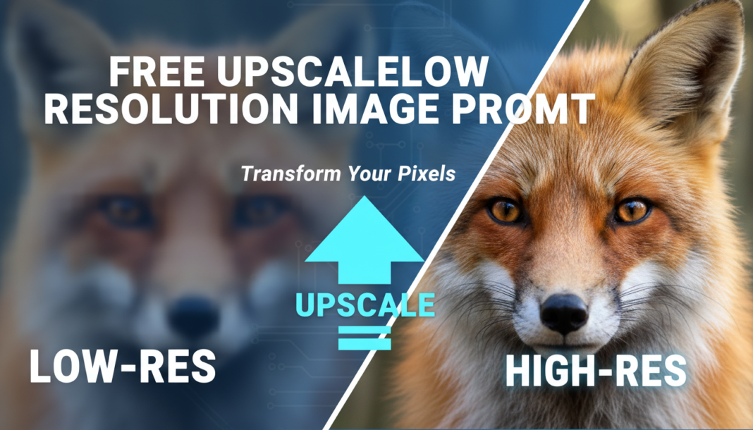 Free Upscale Low Resolution Image Prompt