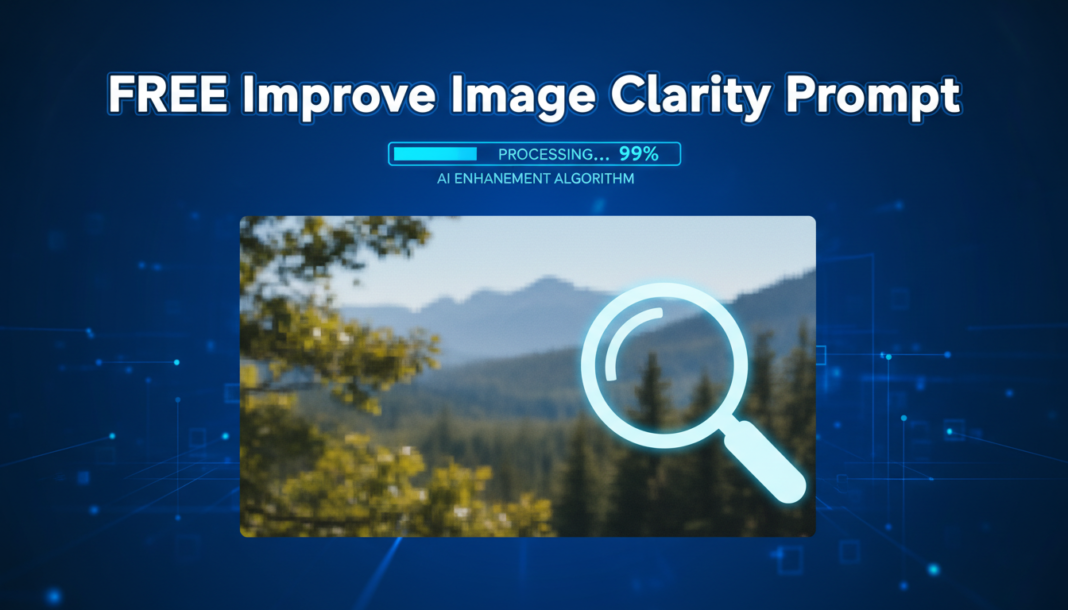 Free Improve Image Clarity Prompt