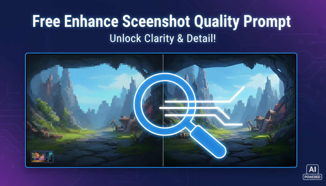 Free Enhance Screenshot Quality Prompt