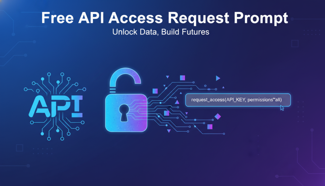 Free API access request prompt