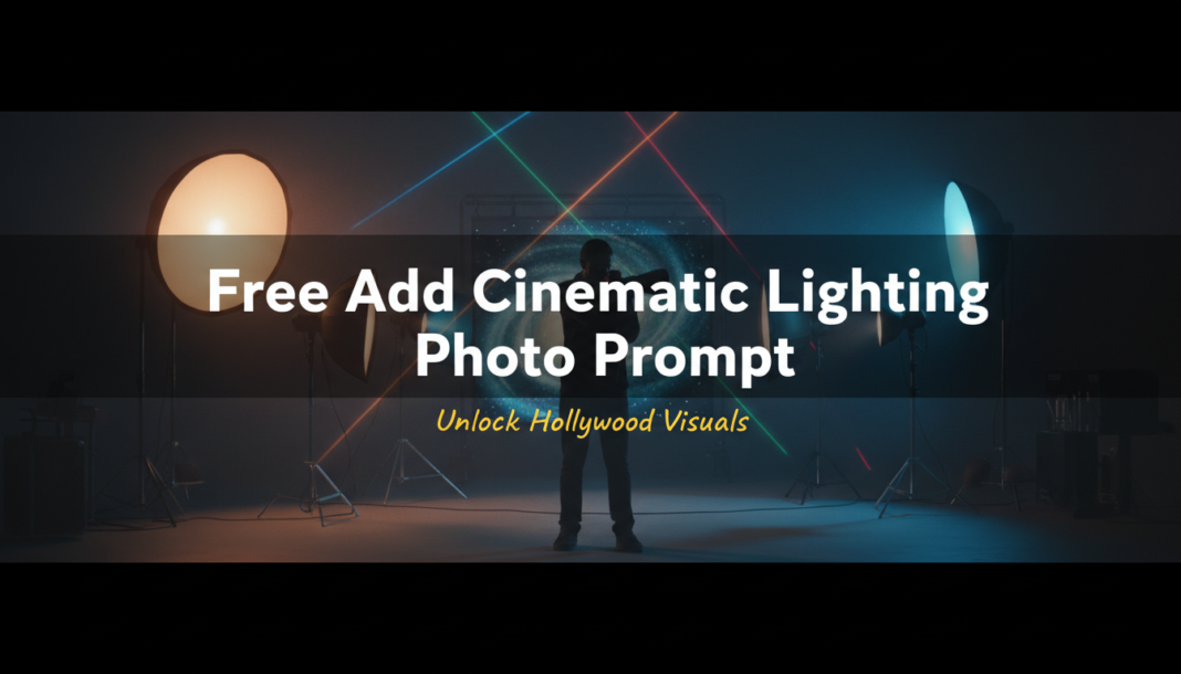Free Add Cinematic Lighting Photo Prompt