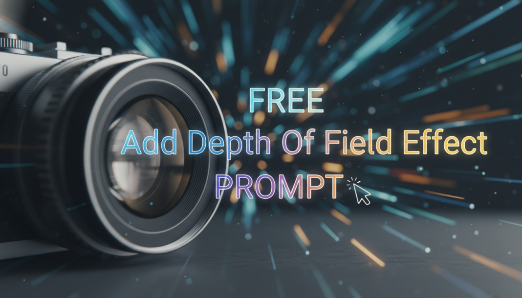 Free Add Depth Of Field Effect Prompt