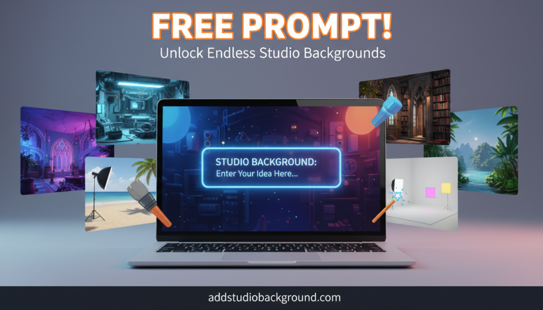 Free Add Studio Background Prompt