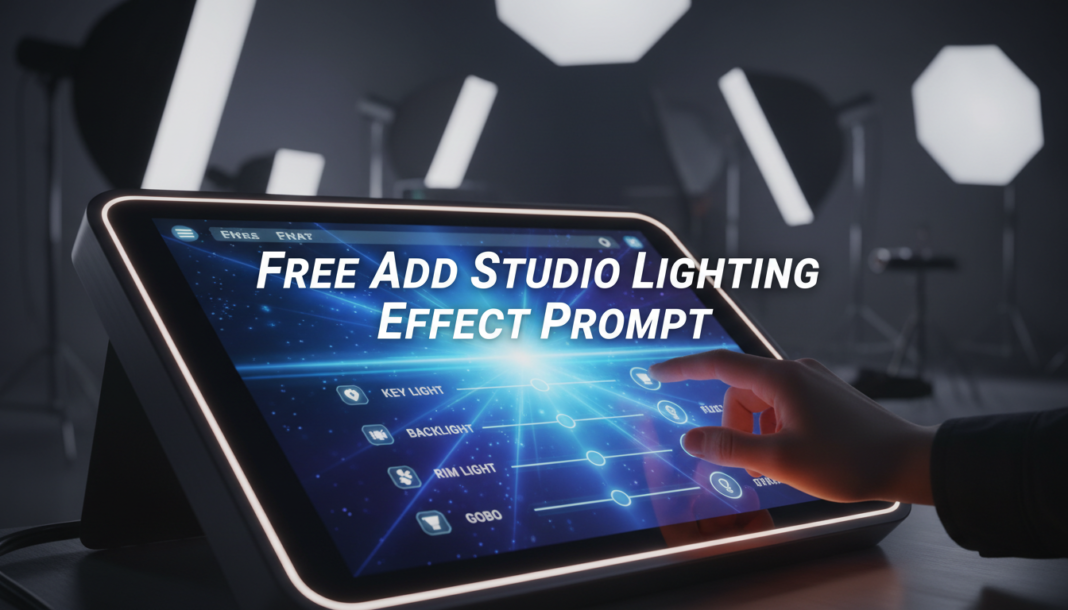 Free Add Studio Lighting Effect Prompt