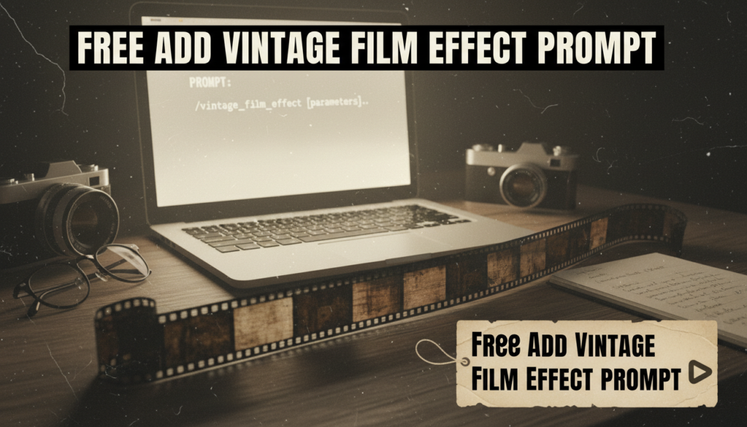 Free Add Vintage Film Effect Prompt Free Add Vintage Film Effect Prompt