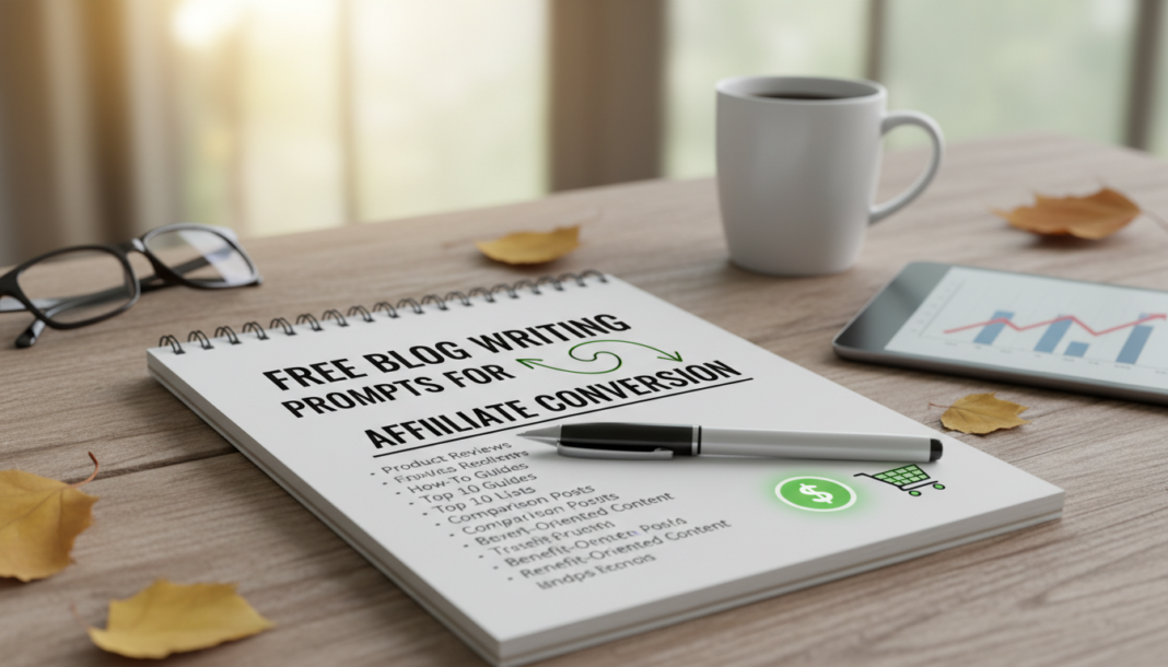 Free Blog Writing Prompt For Affiliate Conversion