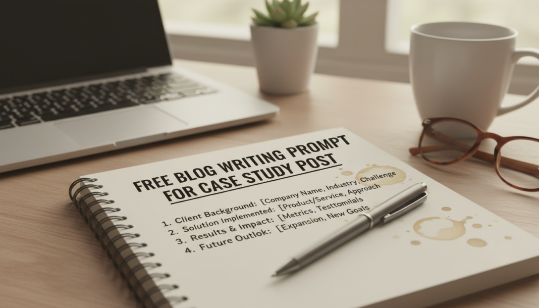 Free Blog Writing Prompt For Case Study Post