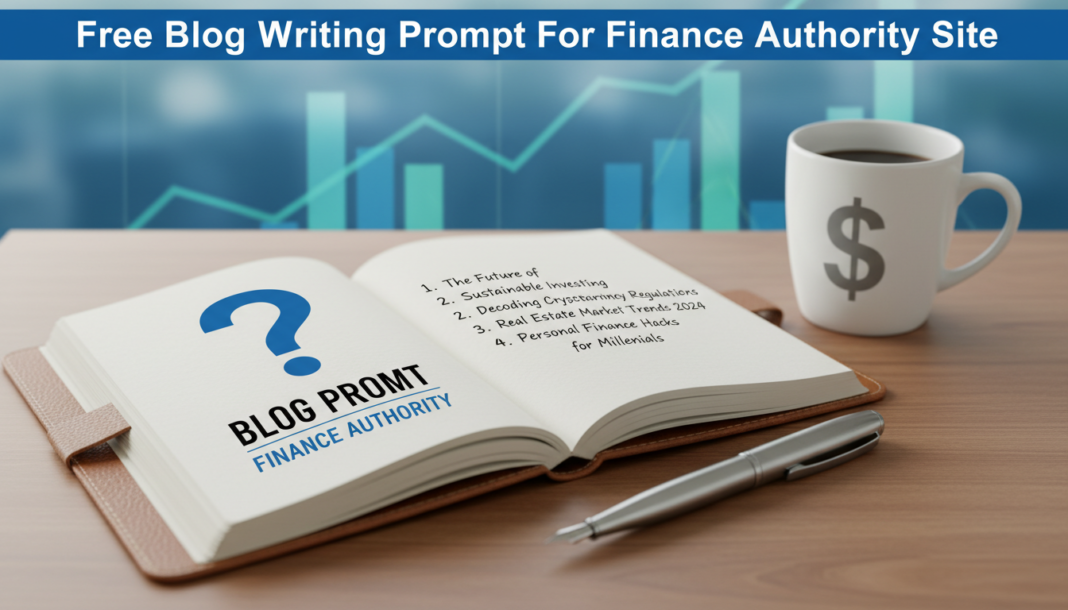 Free Blog Writing Prompt For Finance Authority Site