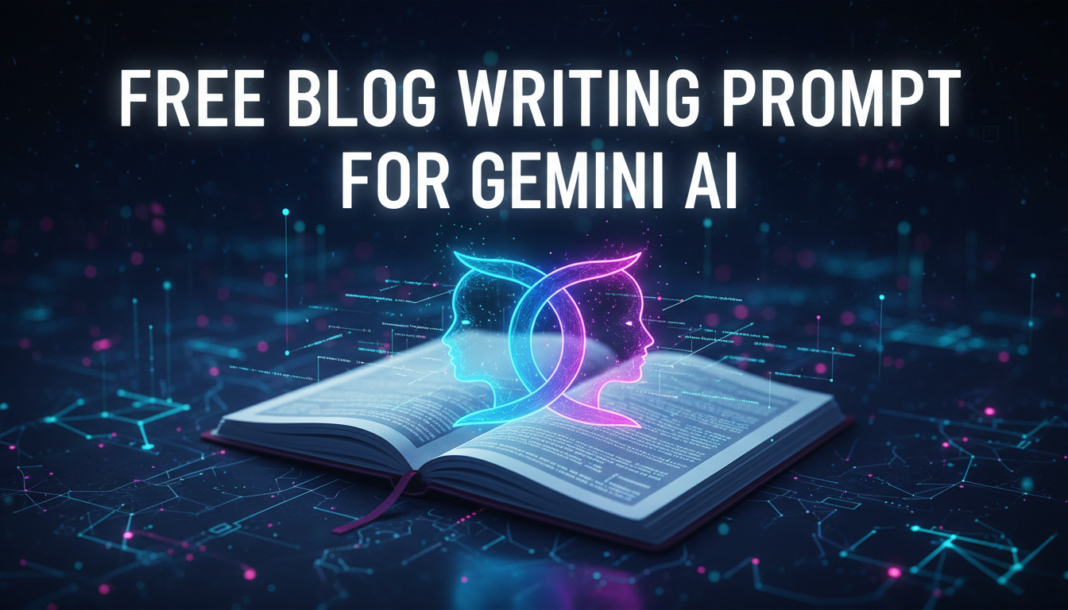 Free Blog Writing Prompt For Gemini AI