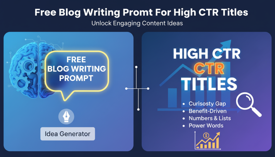 Free Blog Writing Prompt For High CTR Titles