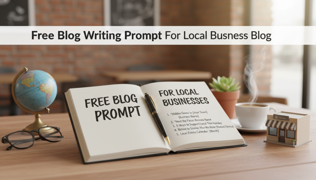Free Blog Writing Prompt For Local Business Blog
