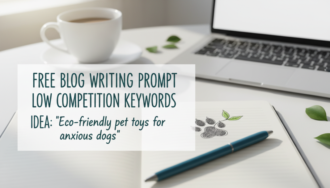 Free Blog Writing Prompt For Low Competition Keywords