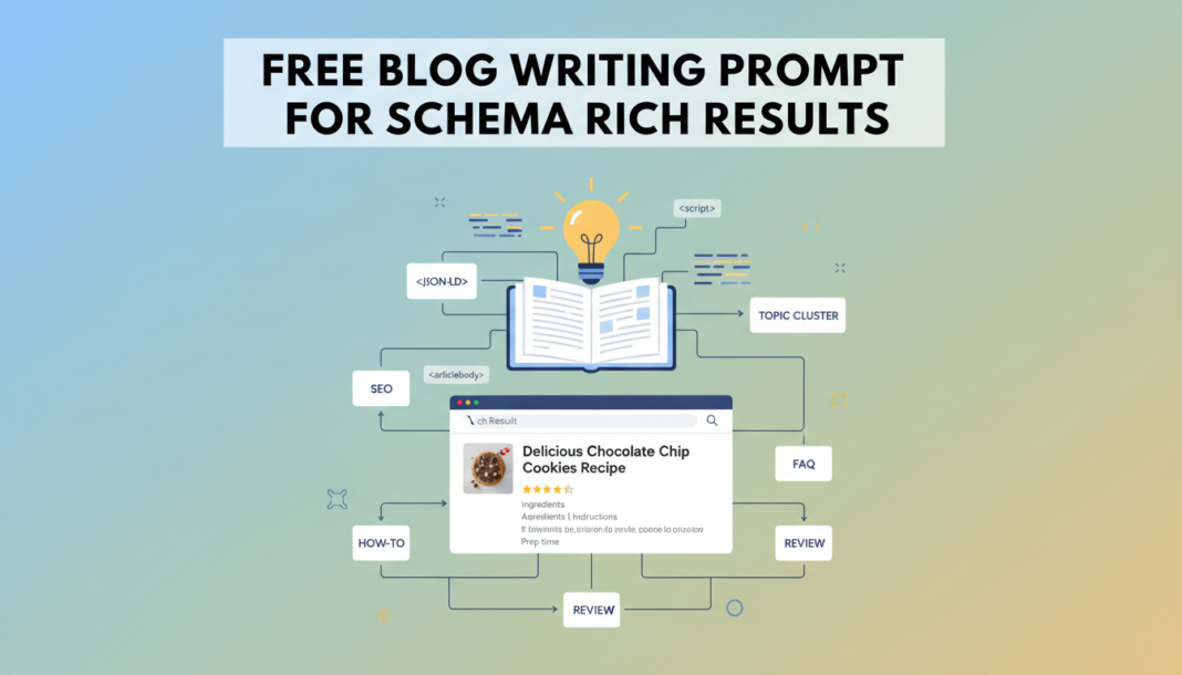Free Blog Writing Prompt For Schema Rich Results