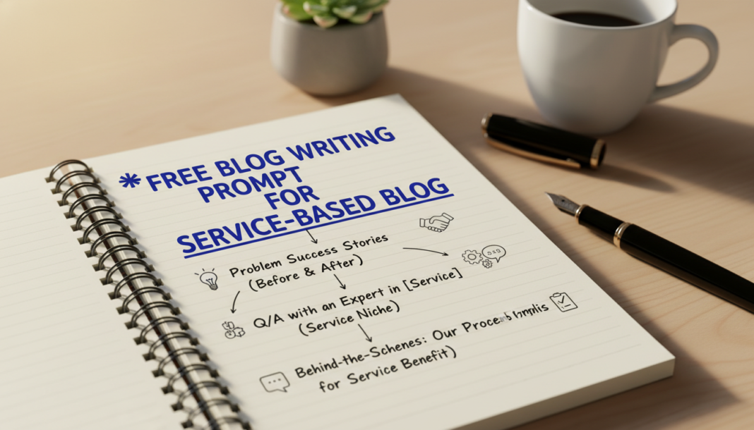 Free Blog Writing Prompt For Service Based Blog Free Blog Writing Prompt For Service Based Blog