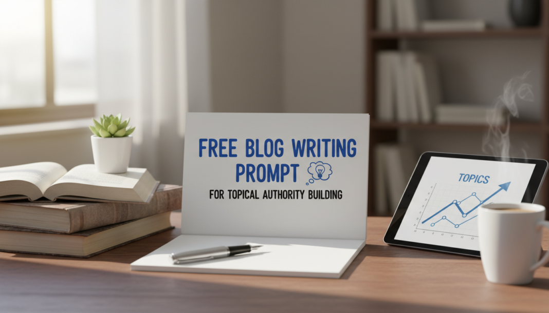 Free Blog Writing Prompt For Topical Authority Building