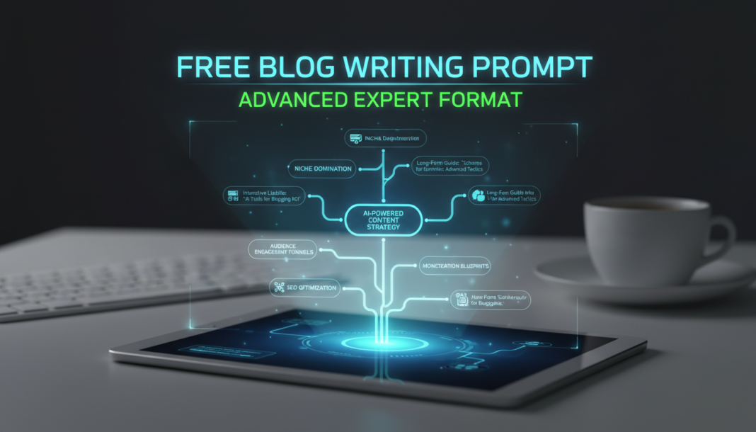 Free Blog Writing Prompt In Advanced Expert Format