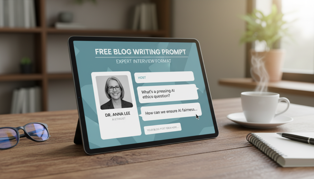 Free Blog Writing Prompt In Expert Interview Format Free Blog Writing Prompt In Expert Interview Format