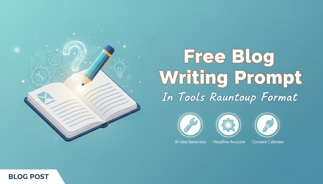 Free Blog Writing Prompt In Tools Roundup Format