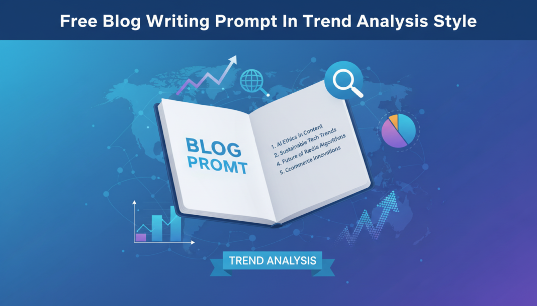 Free Blog Writing Prompt In Trend Analysis Style