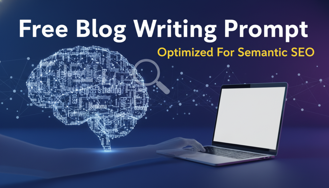 Free Blog Writing Prompt Optimized For Semantic SEO
