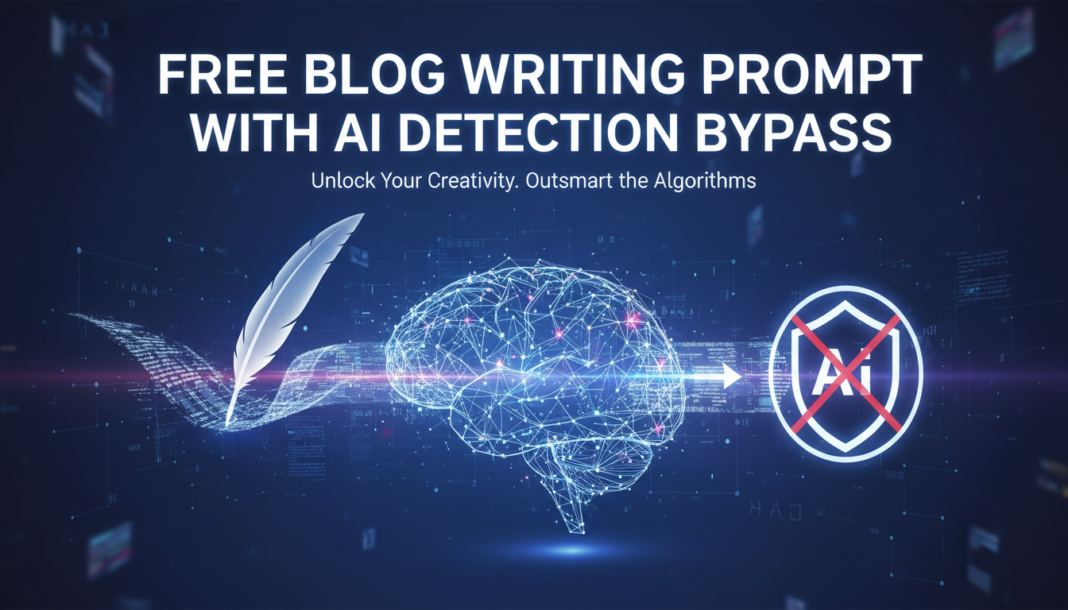 Free Blog Writing Prompt With AI Detection Bypass Free Blog Writing Prompt With AI Detection Bypass