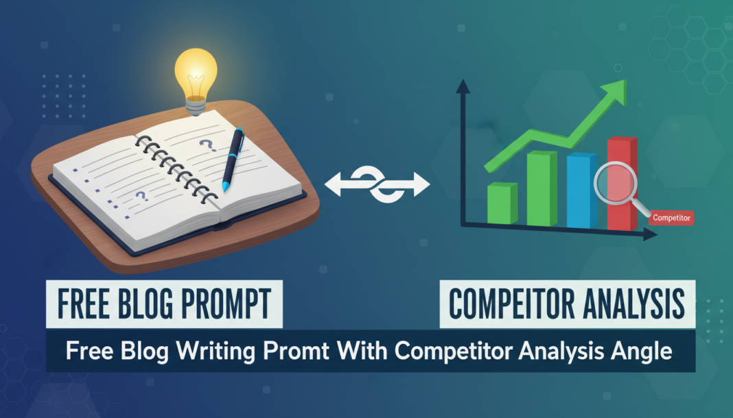 Free Blog Writing Prompt With Competitor Analysis Angle