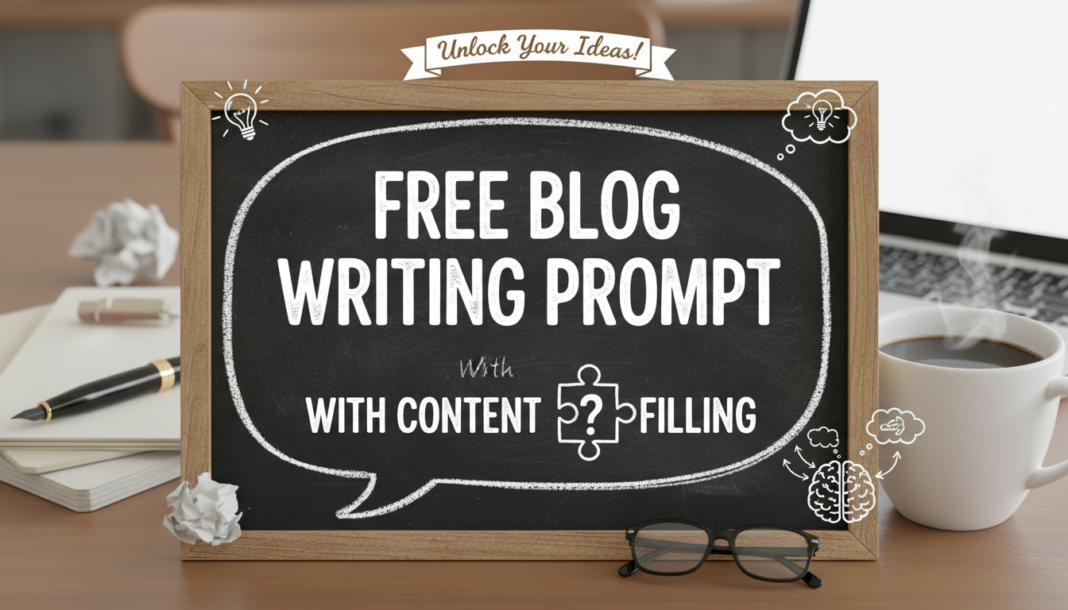 Free Blog Writing Prompt With Content Gap Filling