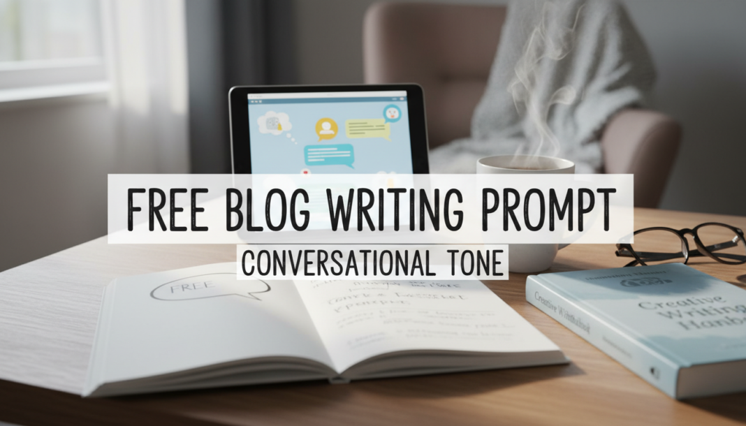 Free Blog Writing Prompt With Conversational Tone