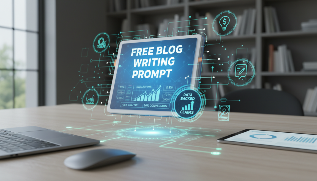 Free Blog Writing Prompt With Data Backed Claims