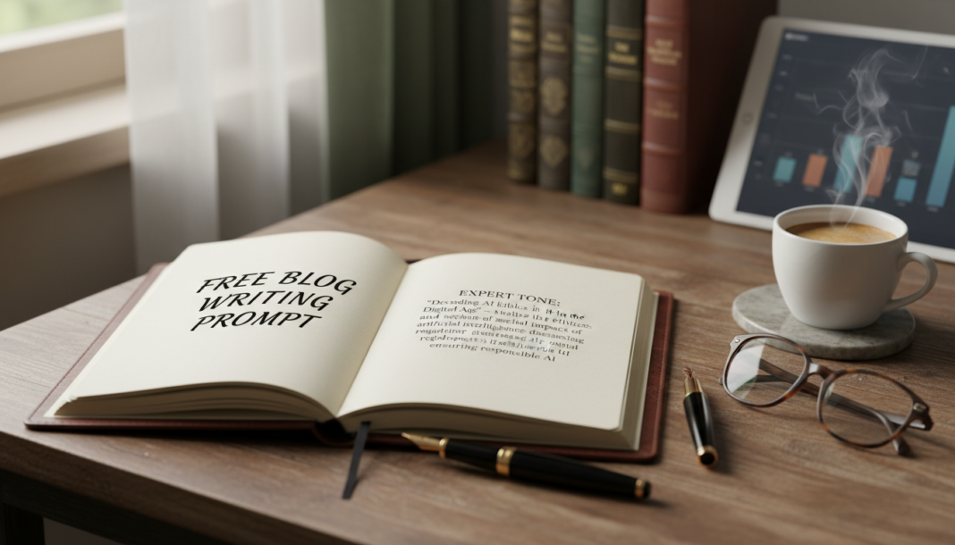 Free Blog Writing Prompt With Expert Tone
