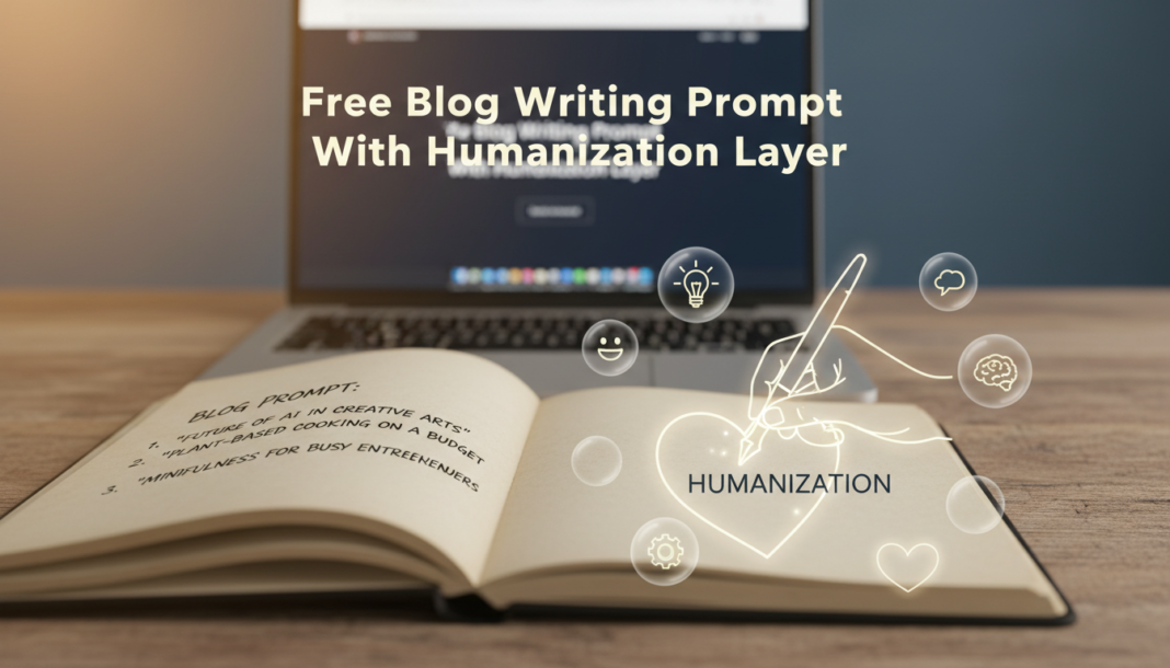 Free Blog Writing Prompt With Humanization Layer