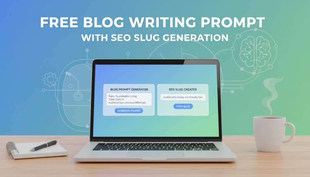 Free Blog Writing Prompt With SEO Slug Generation