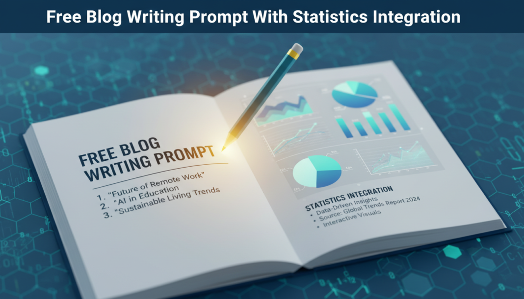 Free Blog Writing Prompt With Statistics Integration