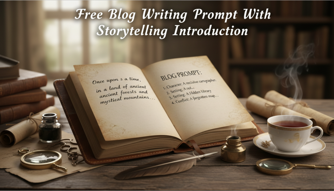 Free Blog Writing Prompt With Storytelling Introduction