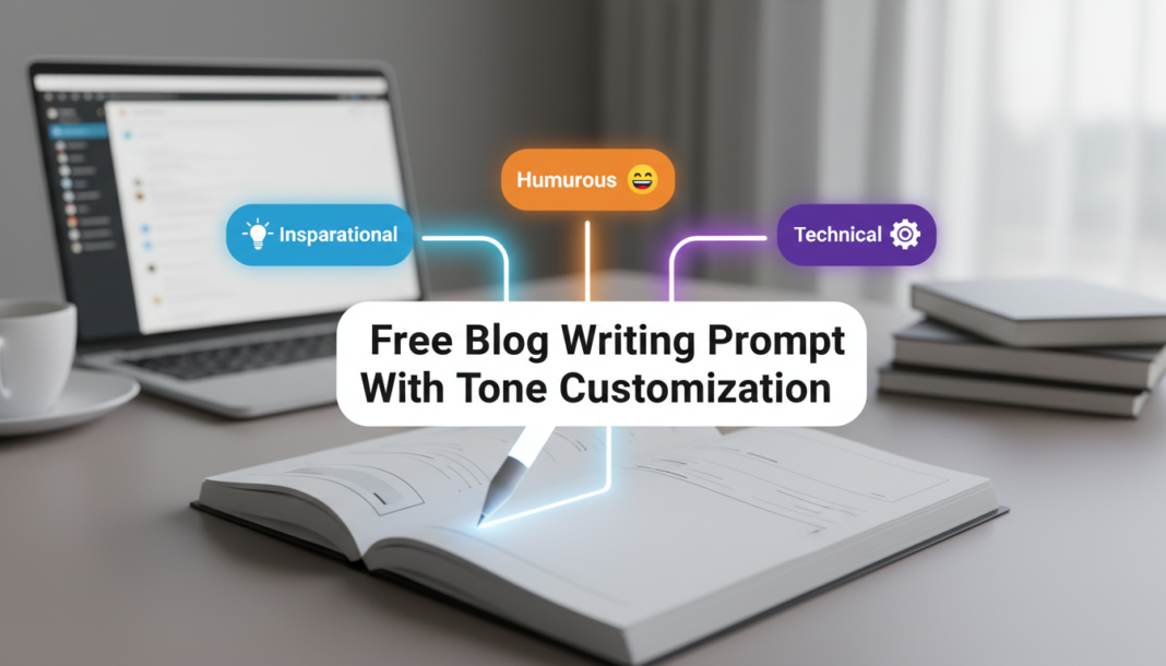 Free Blog Writing Prompt With Tone Customization