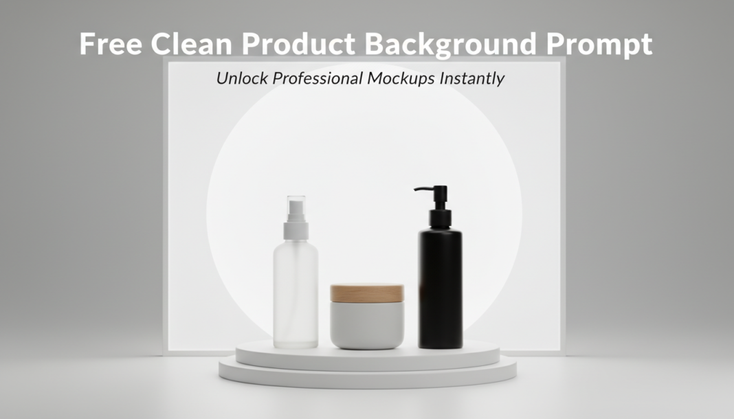 Free Clean Product Background Prompt