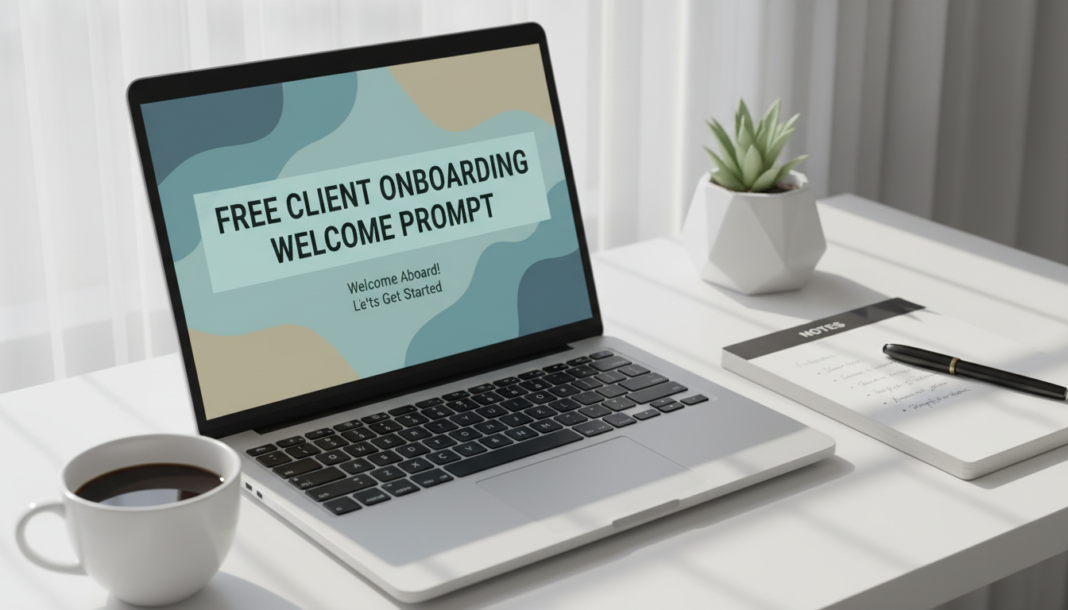 Free Client onboarding welcome prompt
