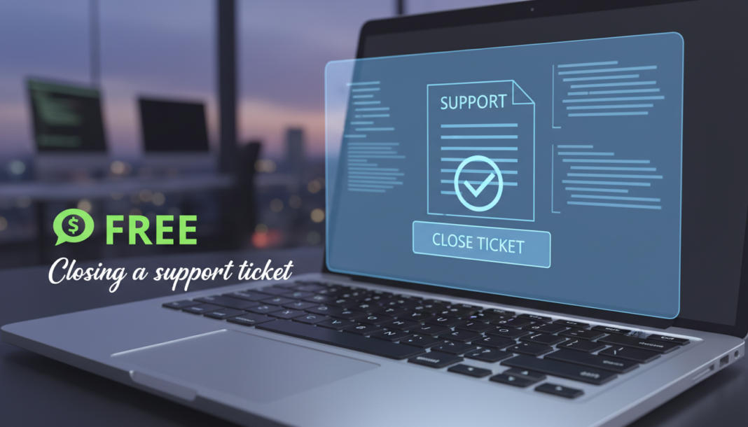 Free Closing a support ticket prompt