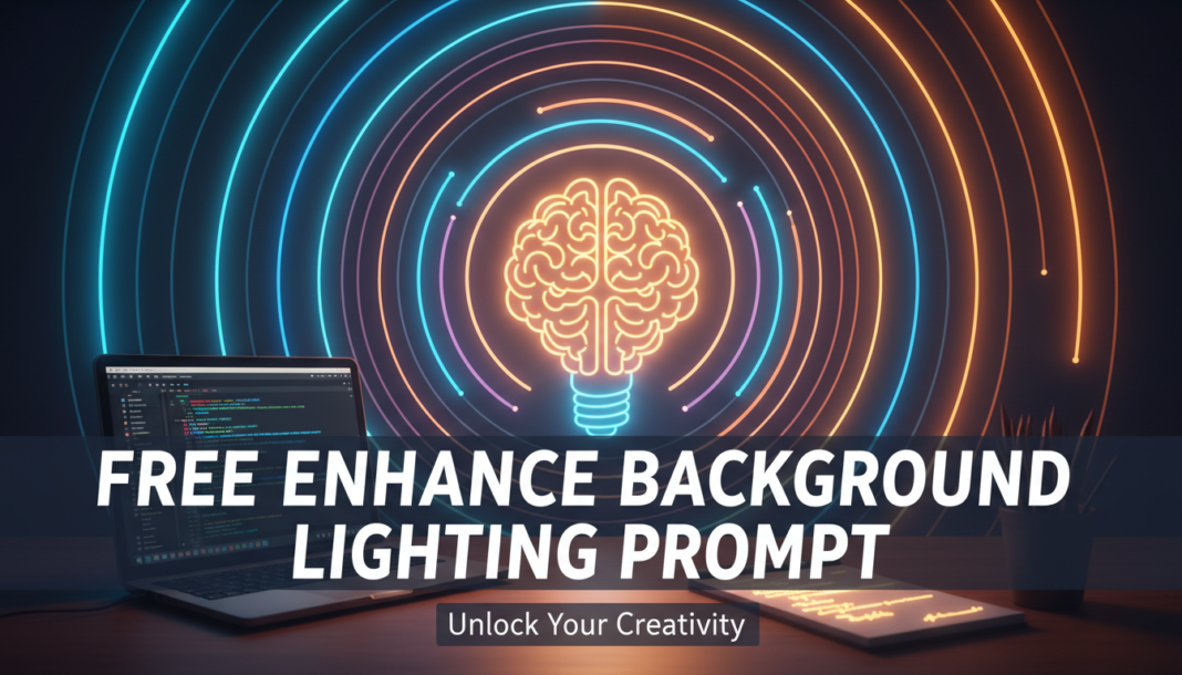 Free Enhance Background Lighting Prompt