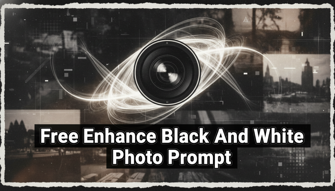 Free Enhance Black And White Photo Prompt Free Enhance Black And White Photo Prompt