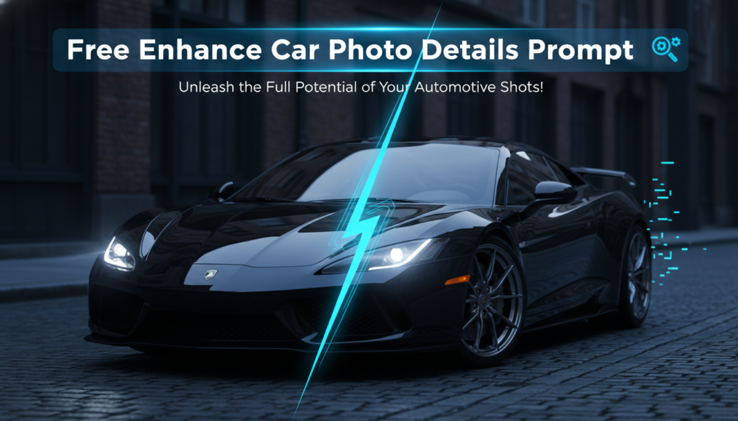 Free Enhance Car Photo Details Prompt Free Enhance Car Photo Details Prompt