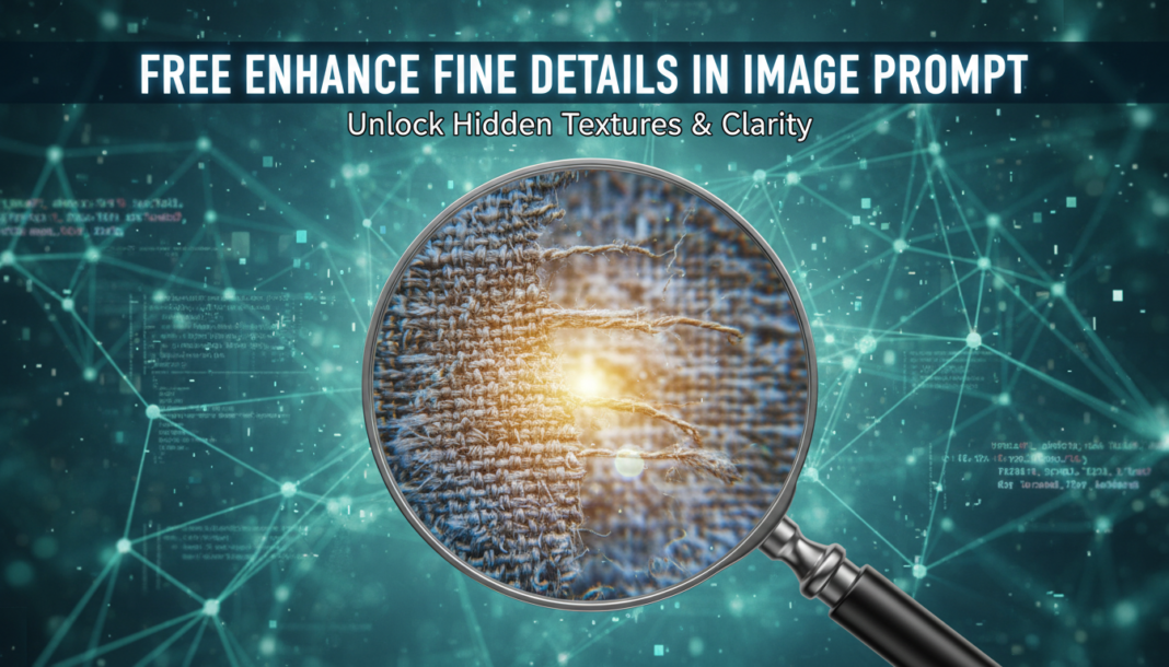 Free Enhance Fine Details In Image Prompt