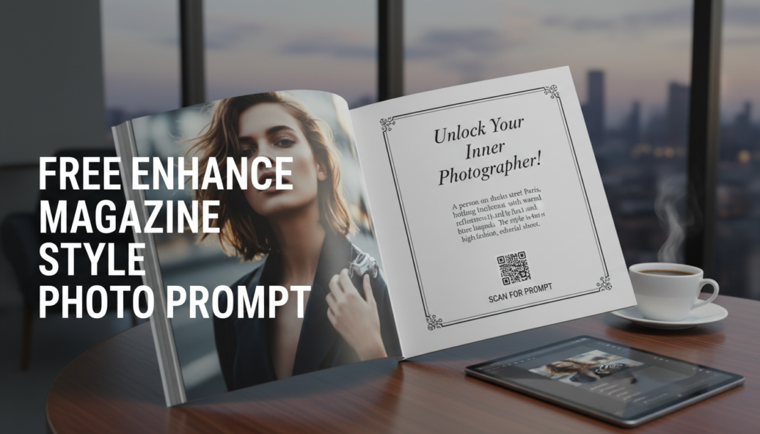 Free Enhance Magazine Style Photo Prompt Free Enhance Magazine Style Photo Prompt