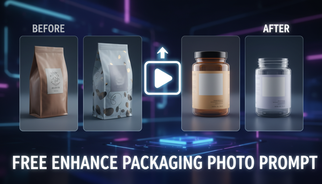Free Enhance Packaging Photo Prompt
