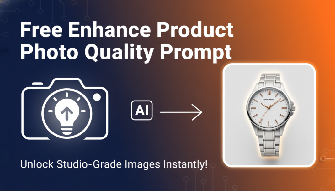 Free Enhance Product Photo Quality Prompt