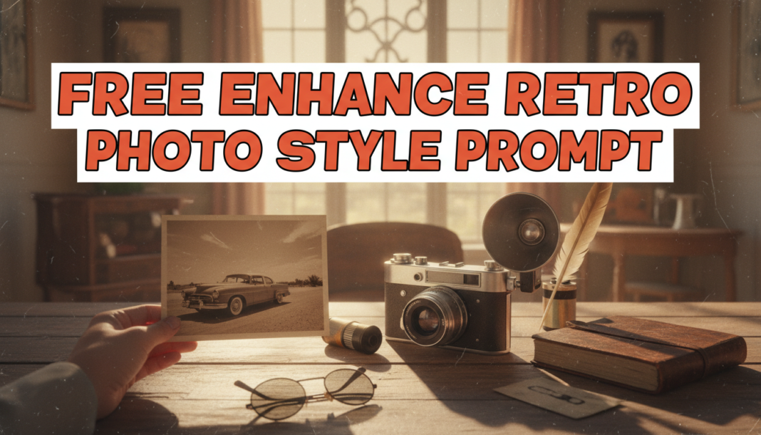 Free Enhance Retro Photo Style Prompt Free Enhance Retro Photo Style Prompt