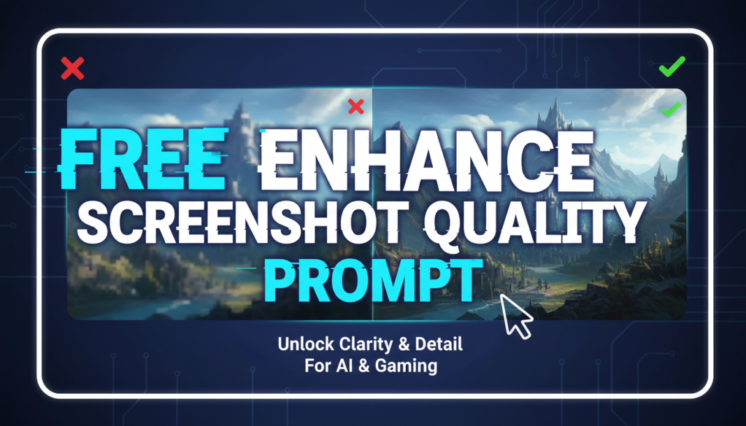 Free Enhance Screenshot Quality Prompt
